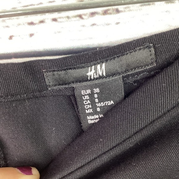 H & M SIZE 8‎ BLACK PENCIL SKIRT WORK GUC - Picture 10 of 10